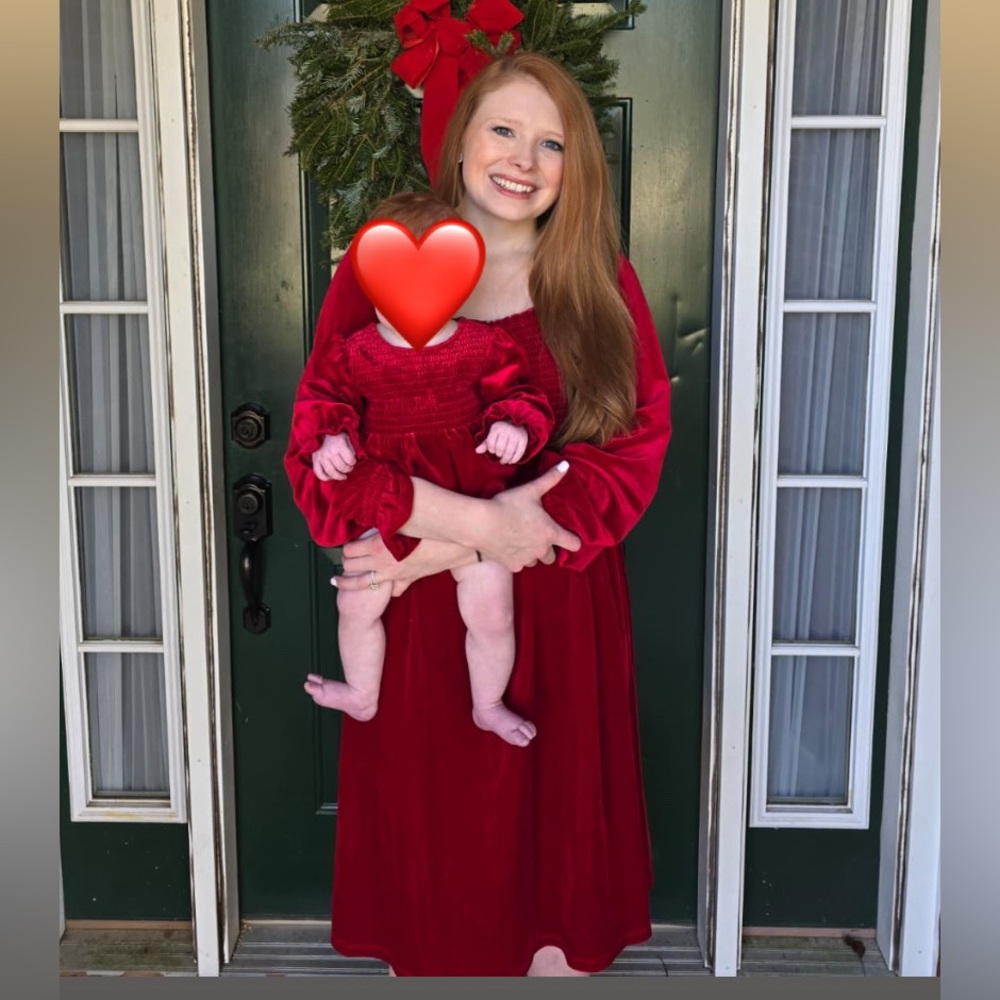 Tullabee Sarah Velvet Mama Dress